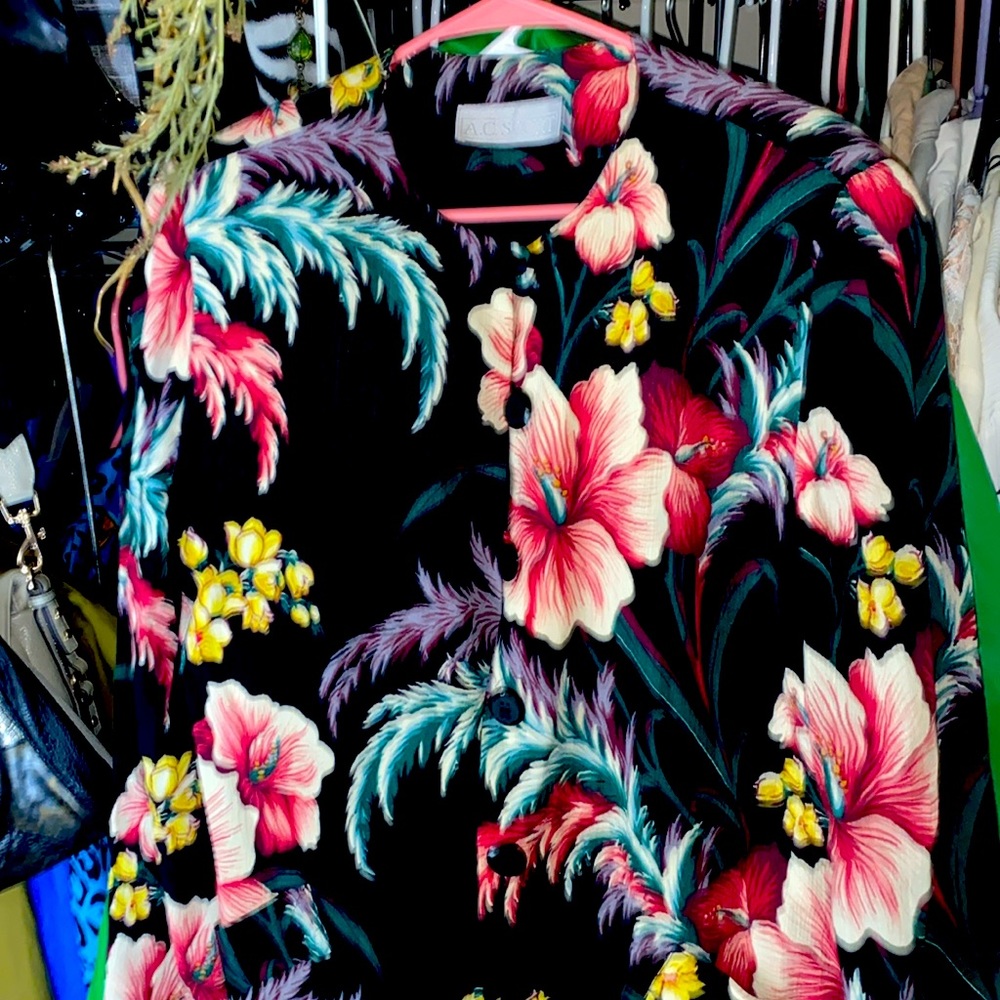 vintage Floral Blazer